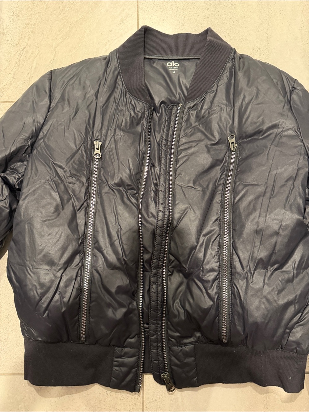 ALO Yoga Bomber Jacket - Picture 3 of 4